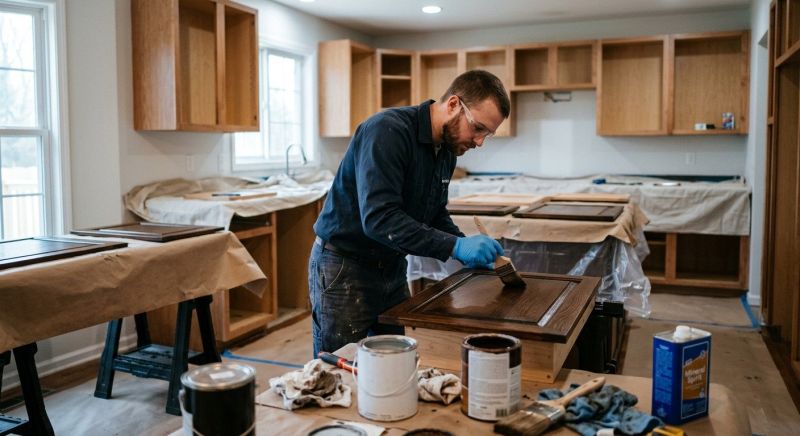 Cabinet Staining Service in Terre Haute, IN