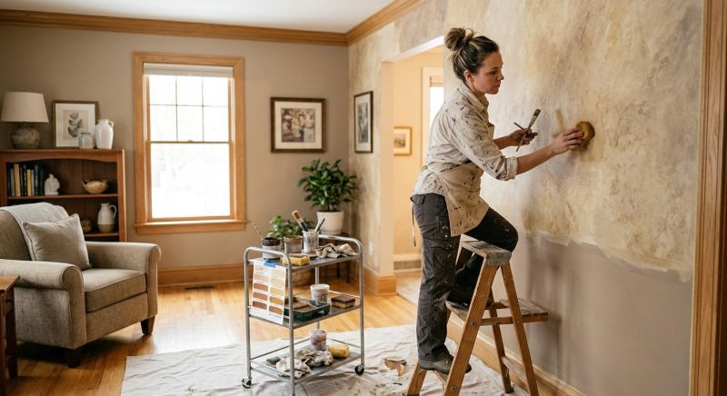 Faux Finish Painting in Alpharetta, GA