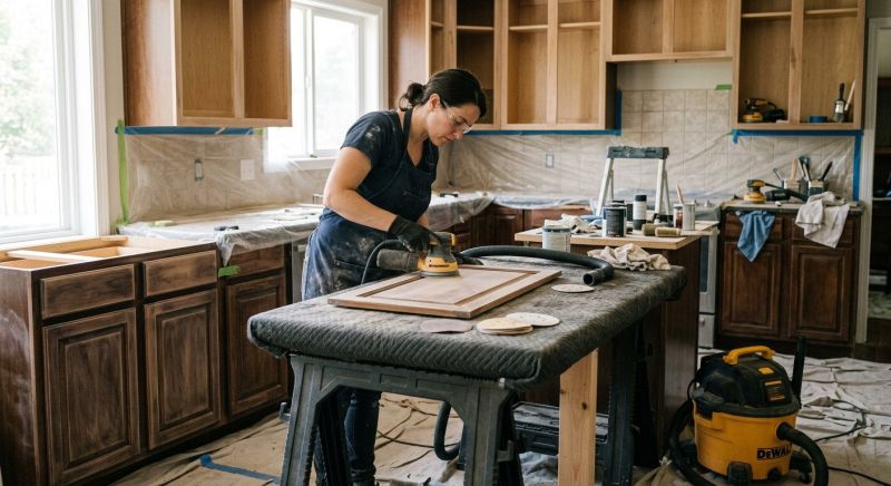 Kitchen Cabinet Refinishing in Dayton, OH