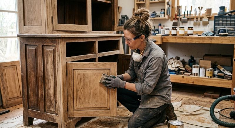 Kitchen Cupboard Refinishing in Muncie, IN