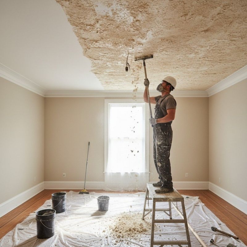 Popcorn Ceiling Scraping in Waco, TX