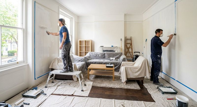 Townhouse Interior Painting in Wilmington, NC