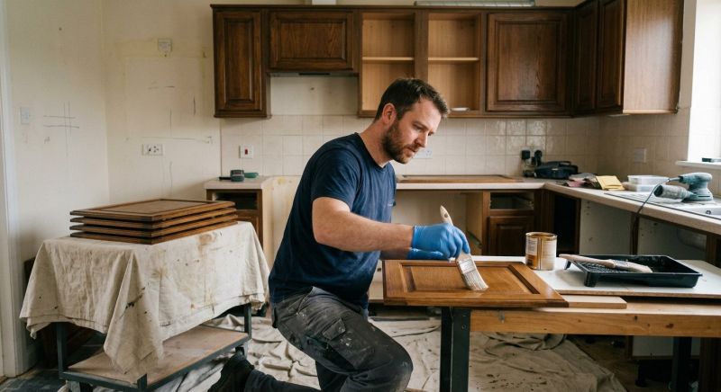 Wood Cabinet Refinishing in Cincinnati, OH